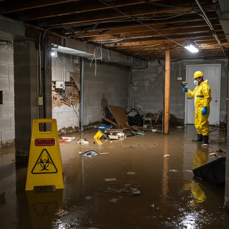 Flooded Basement Electrical Hazard in Makawao, HI Property
